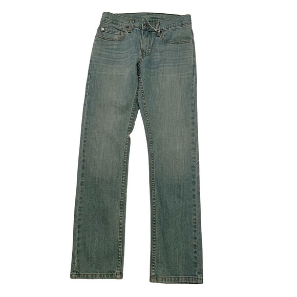 Akiitar Textile Straight Leg Light Wash Jeans - Picture 1 of 8